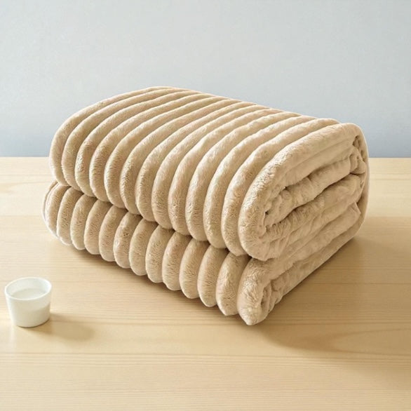 The Divine Vine Luxe Double-Sided Velvet & Fur Throw