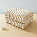 The Divine Vine Luxe Double-Sided Velvet & Fur Throw